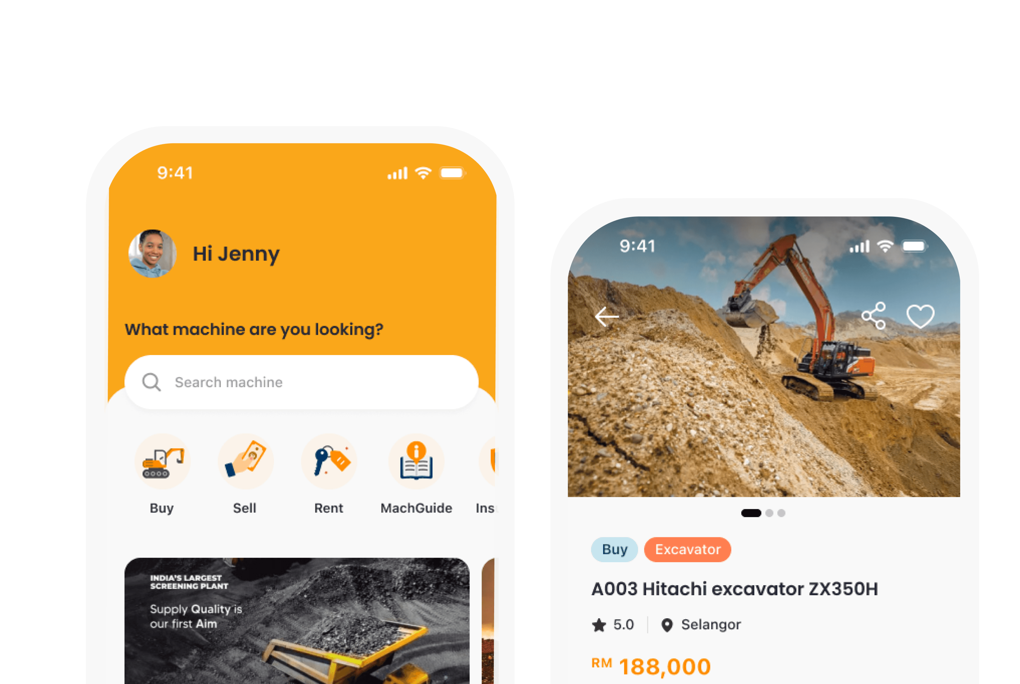 Mobile app screenshot