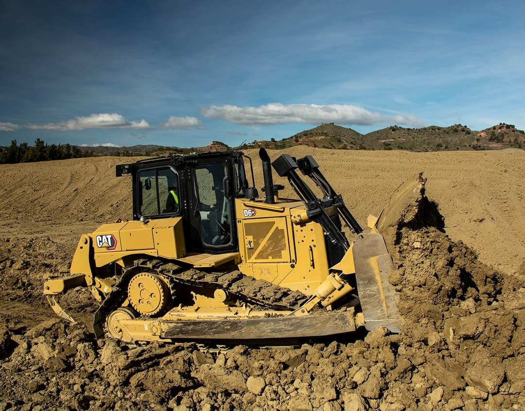 Excavator working